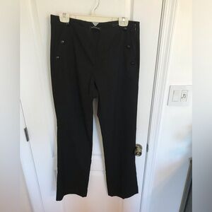 Banana Republic Logan Black Sailor Trouser